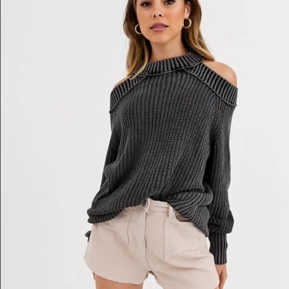 Free People Half Moon Bay Pullover Sweater